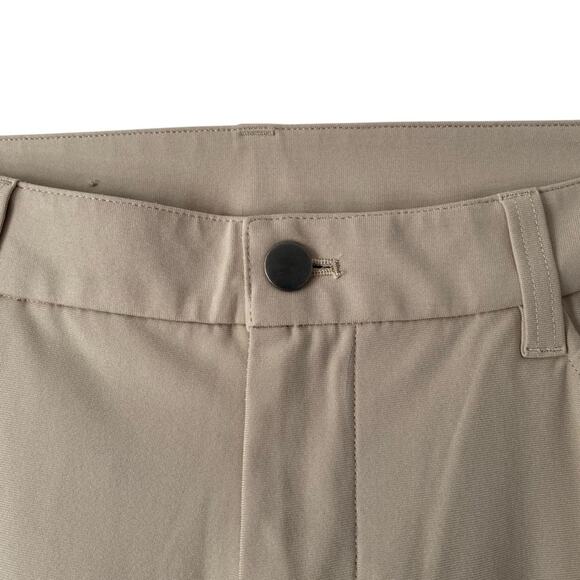 Lululemon Mens Tan Performance Golf Travel Casual Pants size 36x28 - Picture 3 of 7
